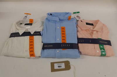 Lot 1341 - Approx. 35 men's linen shirts by Jachs