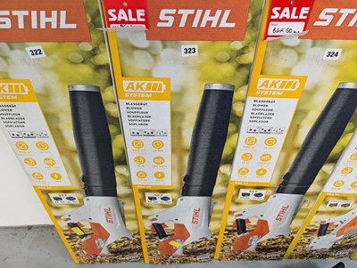 Lot 323 - Stihl BGA 60 battery operated garden blower...