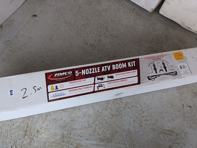 Lot 418 - Finnco 2.5m 5-nozzle ATV boom kit