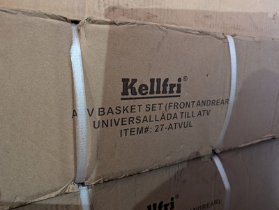 Lot 426 - Kellfri ATV basket set for front and rear...