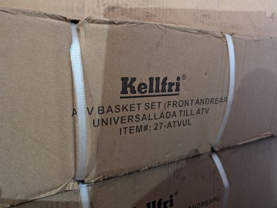 Lot 427 - Kellfri ATV basket set for front and rear...