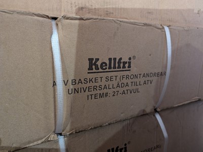 Lot 428 - Kellfri ATV basket set for front and rear...