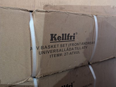 Lot 429 - Kellfri ATV basket set for front and rear...