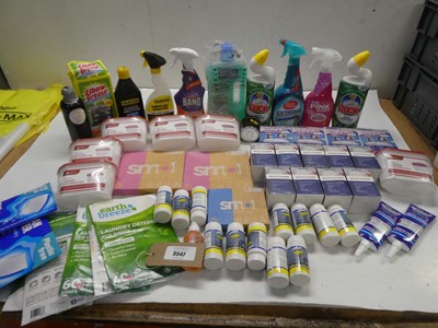 Lot 3547 - Laundry detergent & sheets, Limescale remover,...