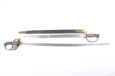 Lot 84 - British 1845 Pattern Infantry Officer's sword,...