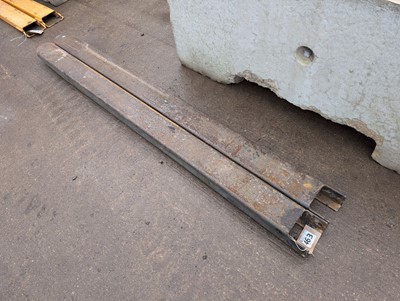 Lot 463 - Pair of forklift extension forks