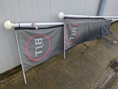 Lot 466 - Pair of flag poles