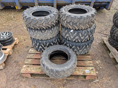 Lot 468 - Seven various used ATV tyres