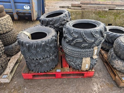 Lot 470 - Pallet of approx. 10 various ATV tyres (new...