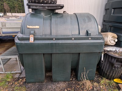 Lot 472 - 1300L bunded waste oil tank with contents,...