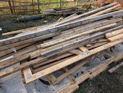 Lot 495 - Two pallets of soft wood framing