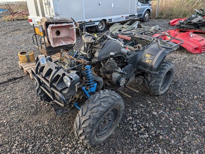 Lot 509 - Yamaha Ultramatic quad bike, partly cannibalised