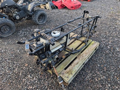 Lot 510 - Suzuki LT-A00/750 chassis with differential...