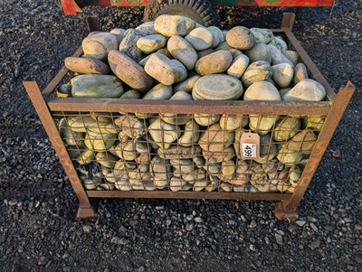 Lot 499 - Stillage of garden pebbles