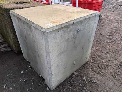 Lot 531 - Five heavy concrete security blocks