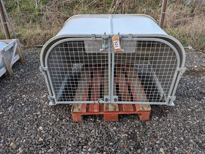 Lot 521 - TFM galvanised and aluminium canopy for...