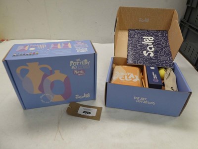 Lot 3555 - 2 x Sculpd The Pottery Kit for two