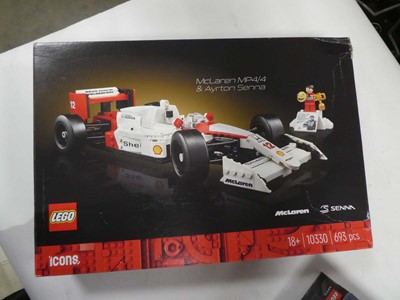 Lot 2121 - 4 boxed LEGO sets, 10330 LEGO Icons McLaren...