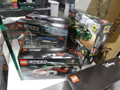 Lot 2124 - 6 boxed LEGO Speed Champion sets, 76907 LEGO...