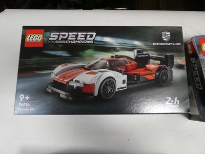 Lot 2124 - 6 boxed LEGO Speed Champion sets, 76907 LEGO...