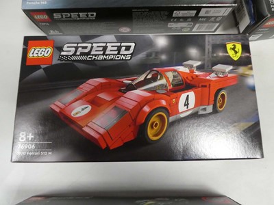 Lot 2124 - 6 boxed LEGO Speed Champion sets, 76907 LEGO...