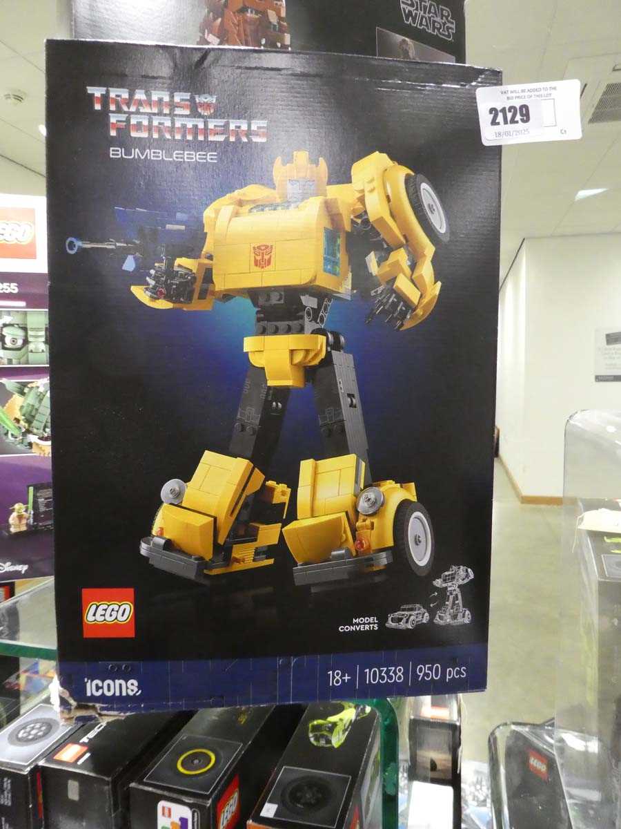 Lot 2129 - Boxed 10338 LEGO Icons Transformers Bumblebee