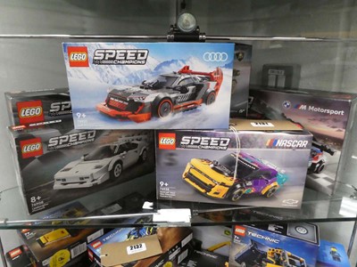 Lot 2131 - 7 boxed LEGO Speed Champions sets, 76922 LEGO...