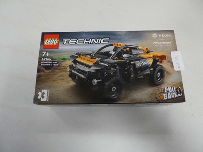 Lot 2132 - 9 boxed LEGO sets, 42167 LEGO Technic Mack LR...