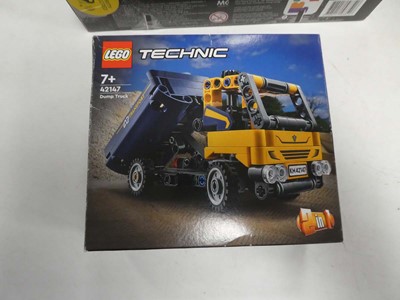 Lot 2132 - 9 boxed LEGO sets, 42167 LEGO Technic Mack LR...