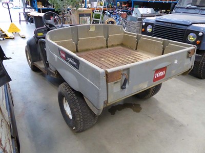 Lot 4229 - Toro Workman utility cart, showing 3216 hours...