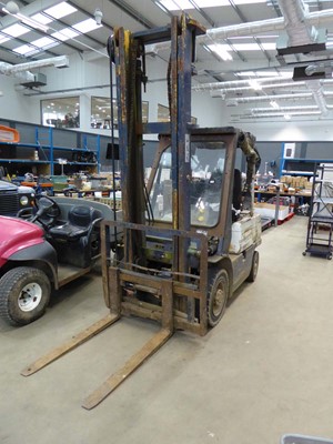 Lot 4230 - Mitsubishi diesel forklift, with key