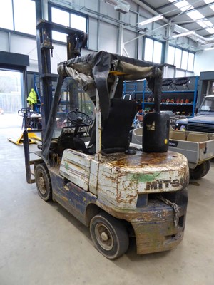 Lot 4230 - Mitsubishi diesel forklift, with key