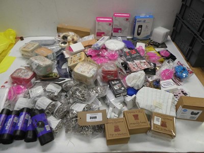 Lot 3560 - Large bag of household sundries, Blood glucose...