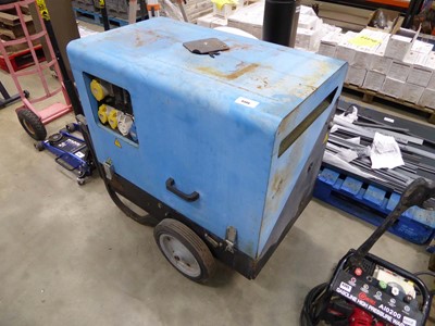 Lot 4306 - Pramac model P6000S generator with key showing...