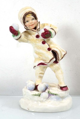 Lot 329 - A Royal Worcester figure 'December', Model No....