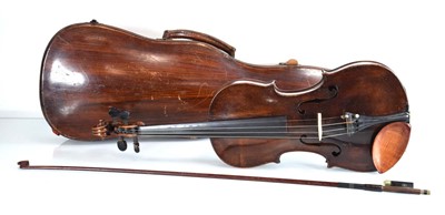 Lot 150 - A late 19th/early 20th century German violin...