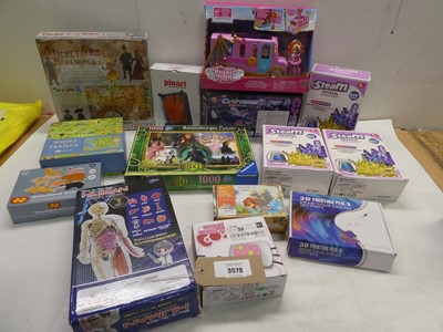 Lot 3579 - 14 toys including Ticket to Ride Europe, Steam...