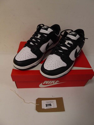 Lot 3775 - Boxed pair of Nike Dunk Low Retro trainers,...