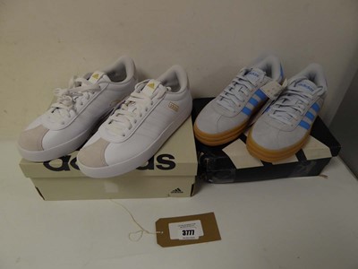 Lot 3777 - Boxed pair of ladies Adidas VL Court 3.0...