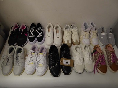 Lot 3784 - 11 pairs of ladies trainers of various styles...