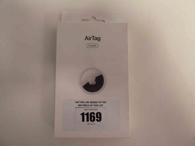 Lot Apple AirTag 4-pack, model 2187, boxed