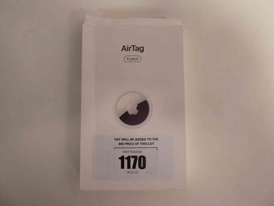 Lot Apple AirTag 4-pack, model 2187, boxed