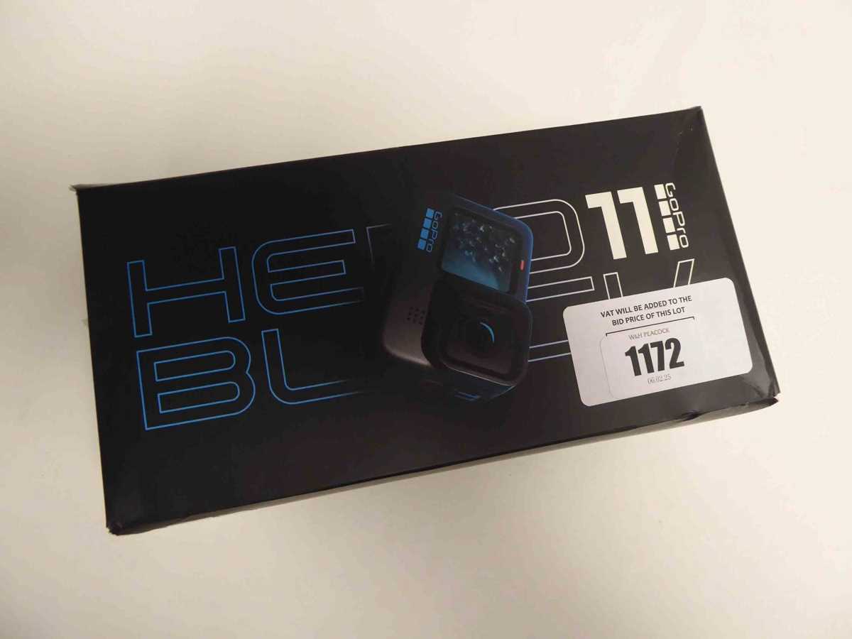 Lot 1172 - GoPro HERO 11 black, boxed