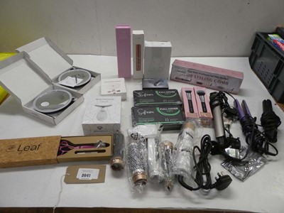 Lot 3641 - GHD & Remington hair straighteners, Styling...