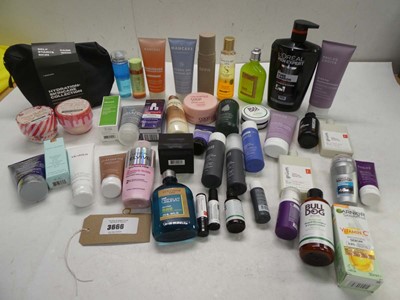 Lot 3666 - Selection of branded toiletries including...