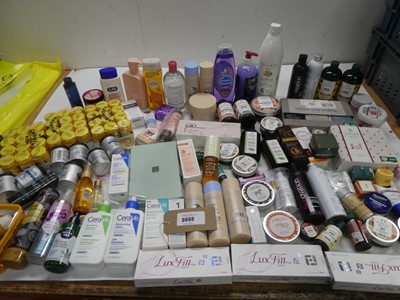 Lot 3668 - Large bag of toiletries including hair...