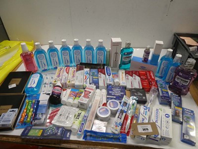 Lot 3675 - Oral care including mouth wash, oral irrigator,...