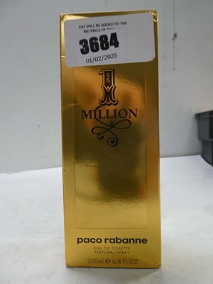 Lot 3684 - Paco Rabanne 1 Million eau de toilette 200ml