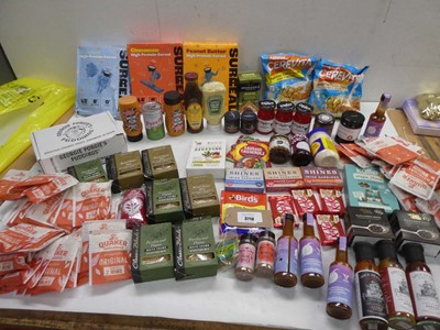 Lot 3710 - Cereals, salad cream, mayonnaise, olives,...