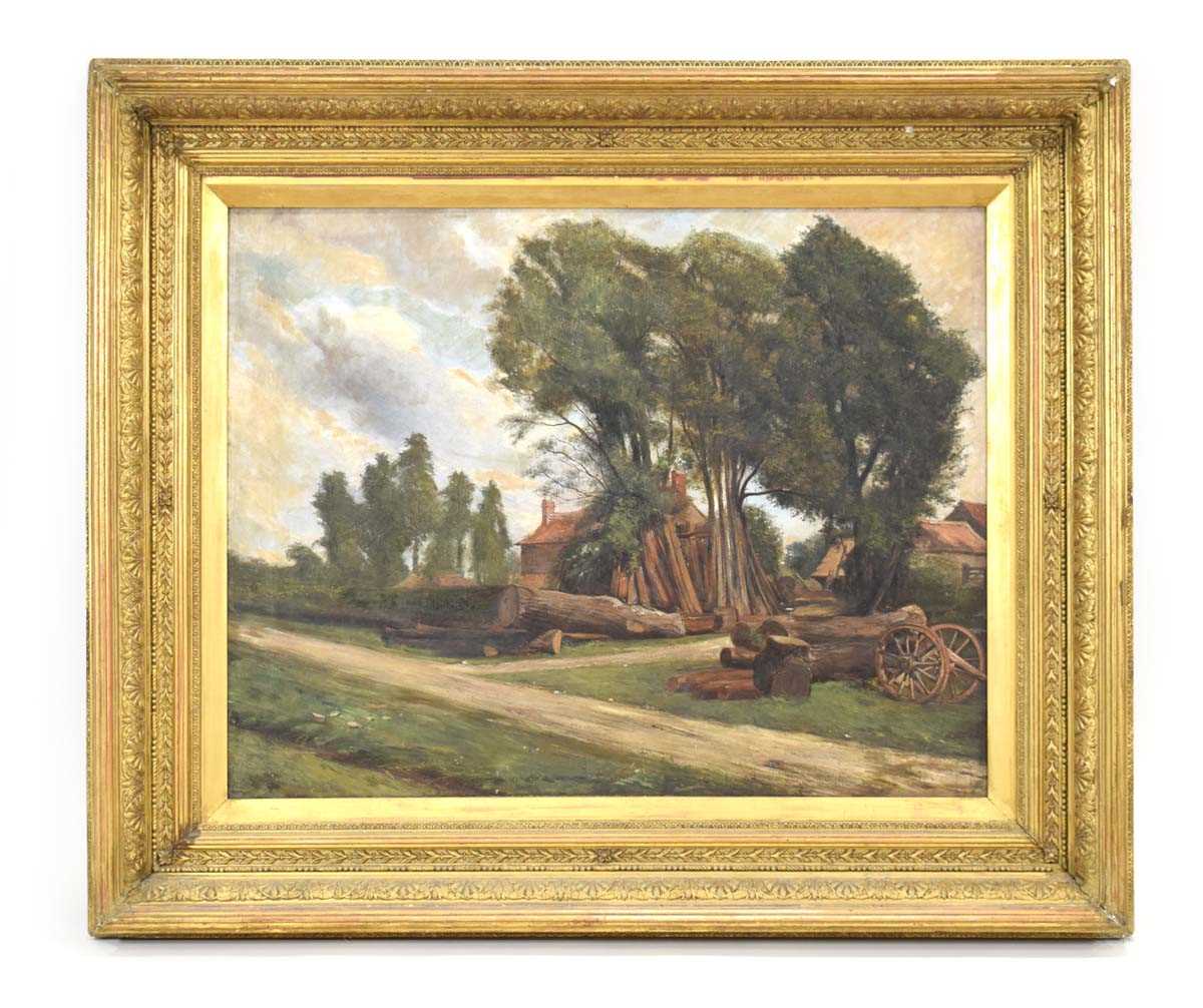 Lot 63 - Attributed to Eyre Crowe (1824-1910), A lumber...